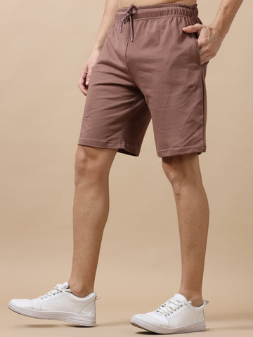 Relaxed Fit Shorts ( Lt Brown )