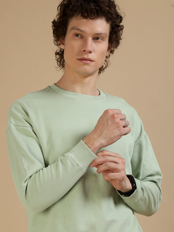 Oversize Sweatshirt C 19 AQUA GREEN