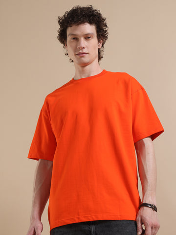 240 GSM OVERSIZE T SHIRT C-62 - ORANGE