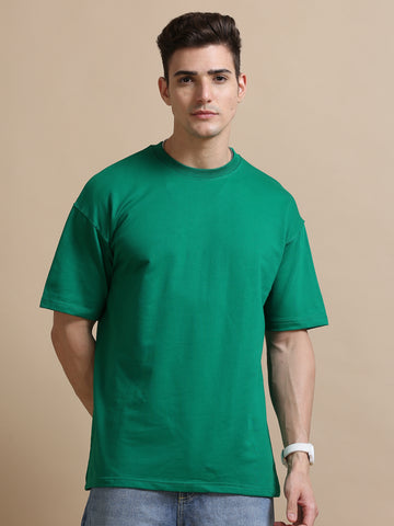 240 GSM OVERSIZE T SHIRT C-74 - PAK GREEN