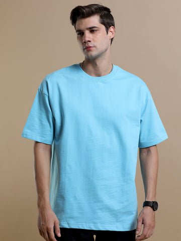 240 GSM OVERSIZE T SHIRT C-42 - OCEAN BLUE