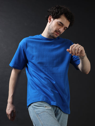 240 GSM OVERSIZE T SHIRT C-58 ROYAL BLUE