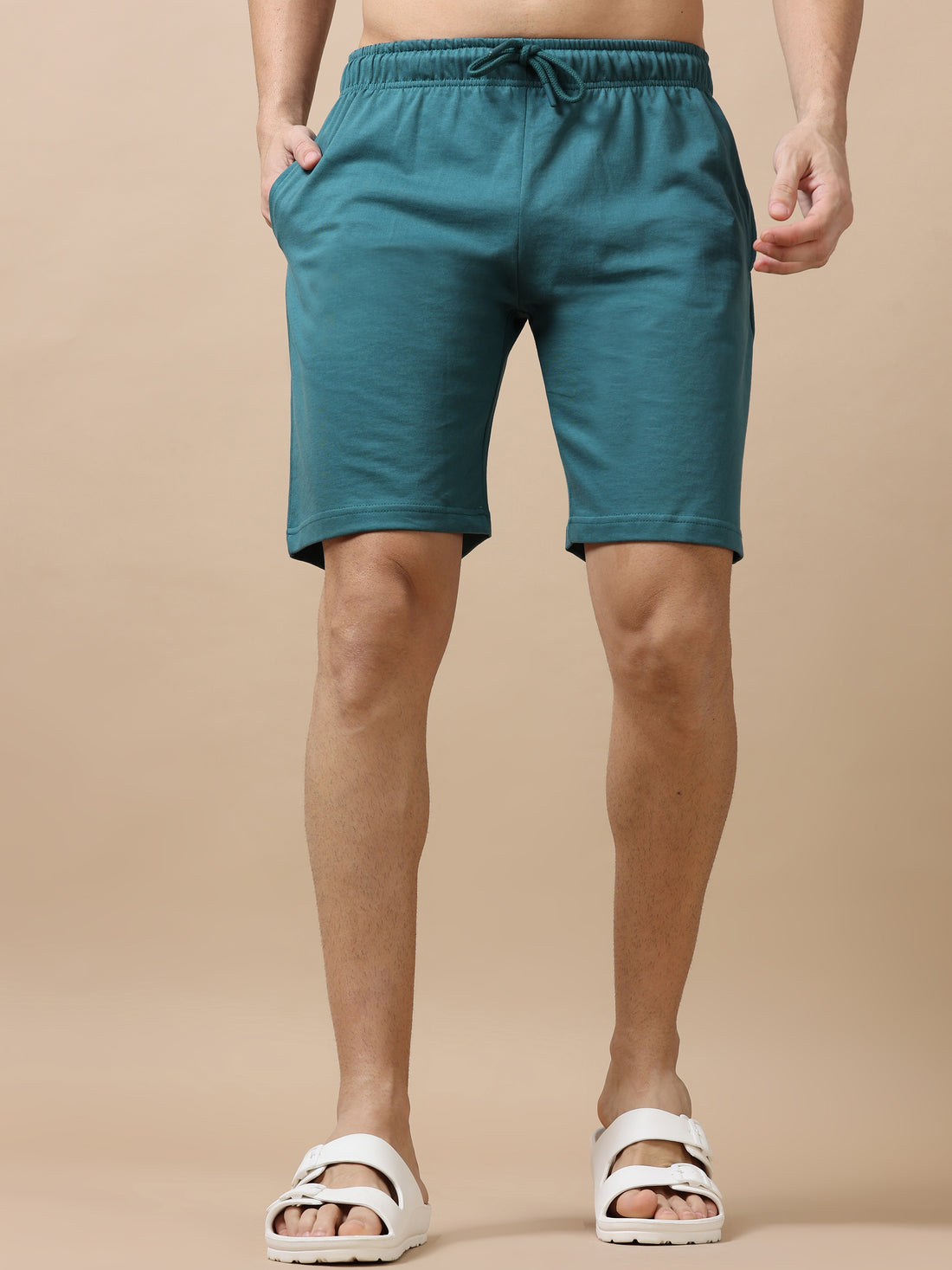 Relaxed Fit Shorts ( Pine Green )