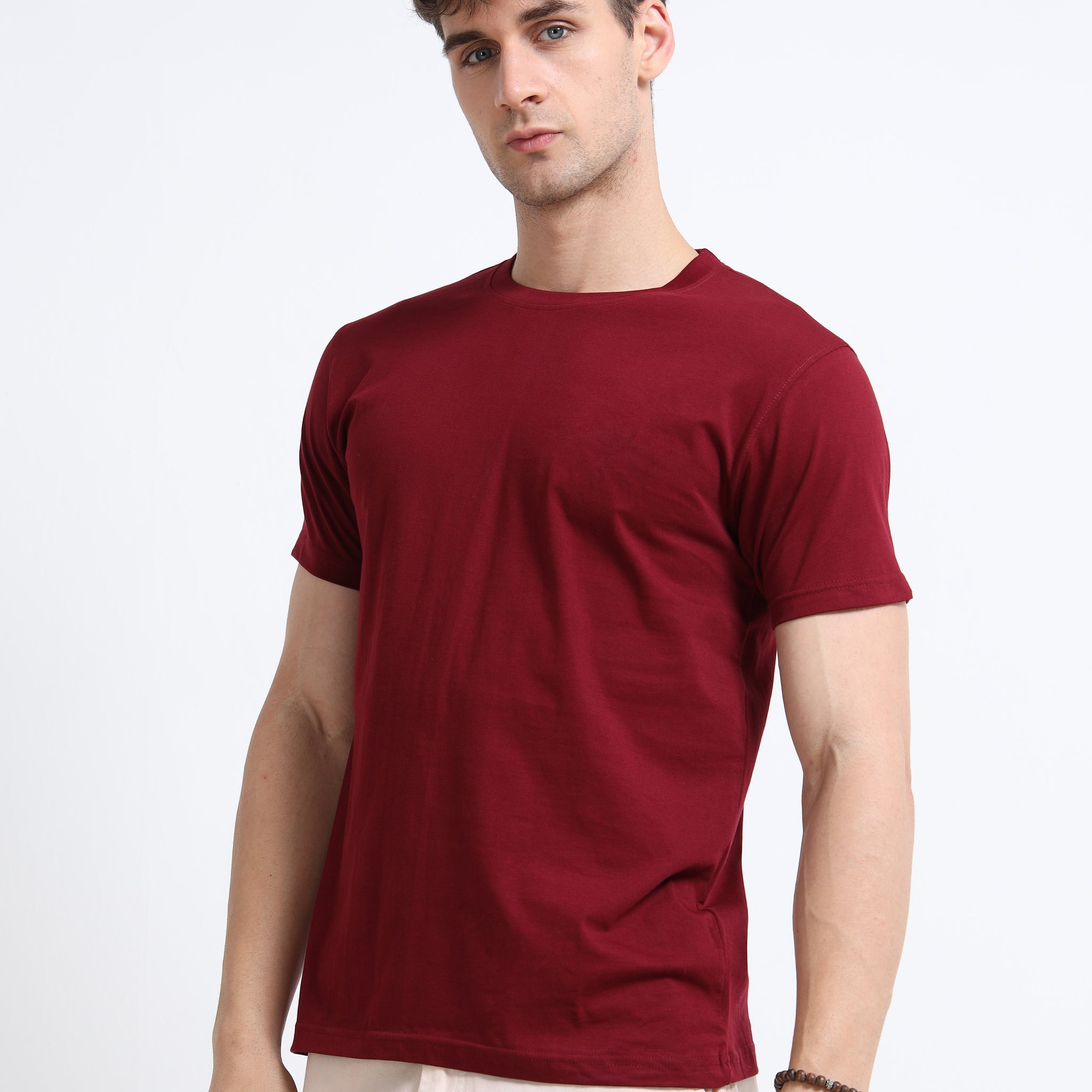 160 GSM REGULAR TSHIRT Meroon