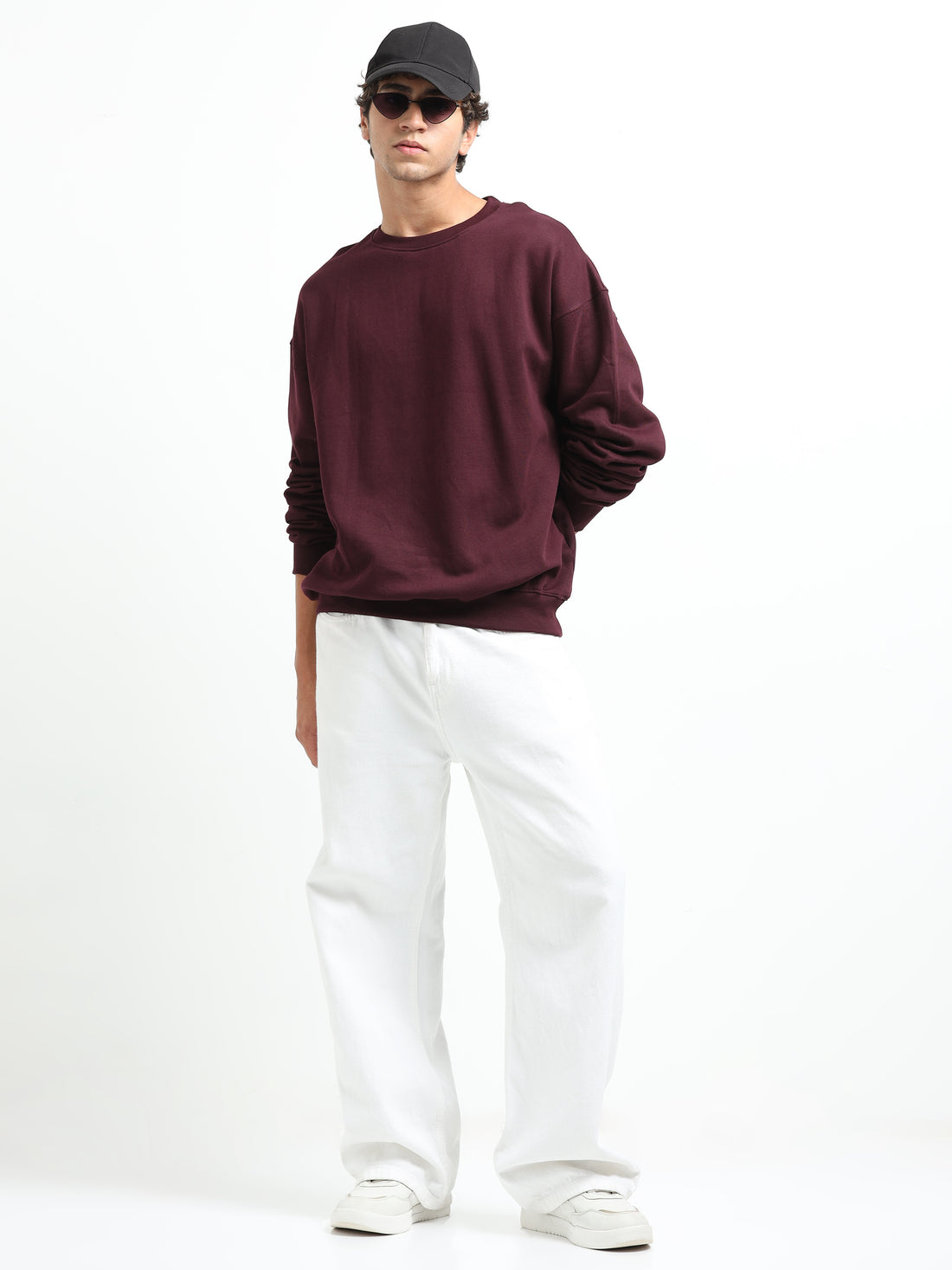 Oversize Sweatshirt ( Grape Wine )