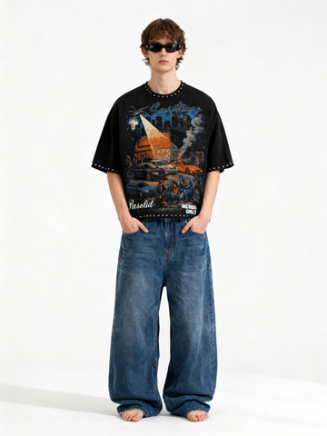 Midnight Saintage Oversize Tshirt
