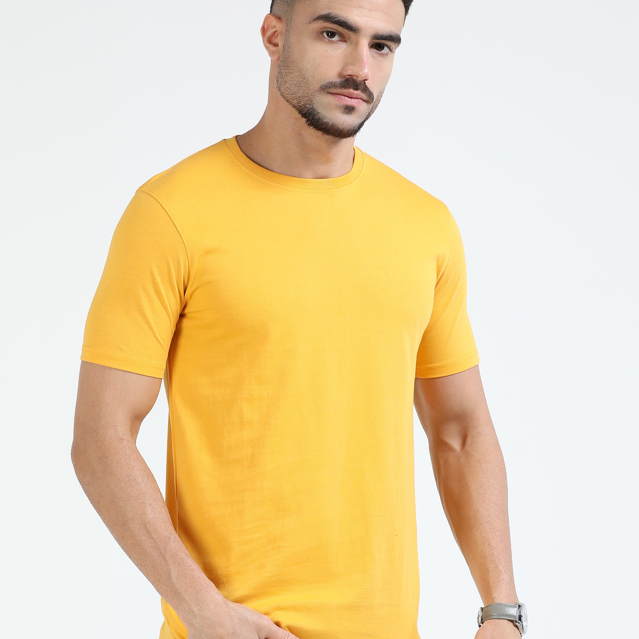 160 GSM REGULAR TSHIRT - Yellow