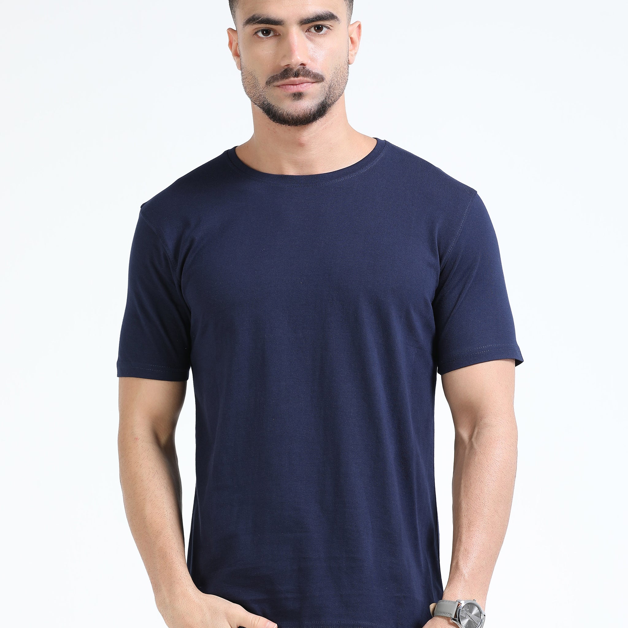 160 GSM REGULAR TSHIRT - Navy
