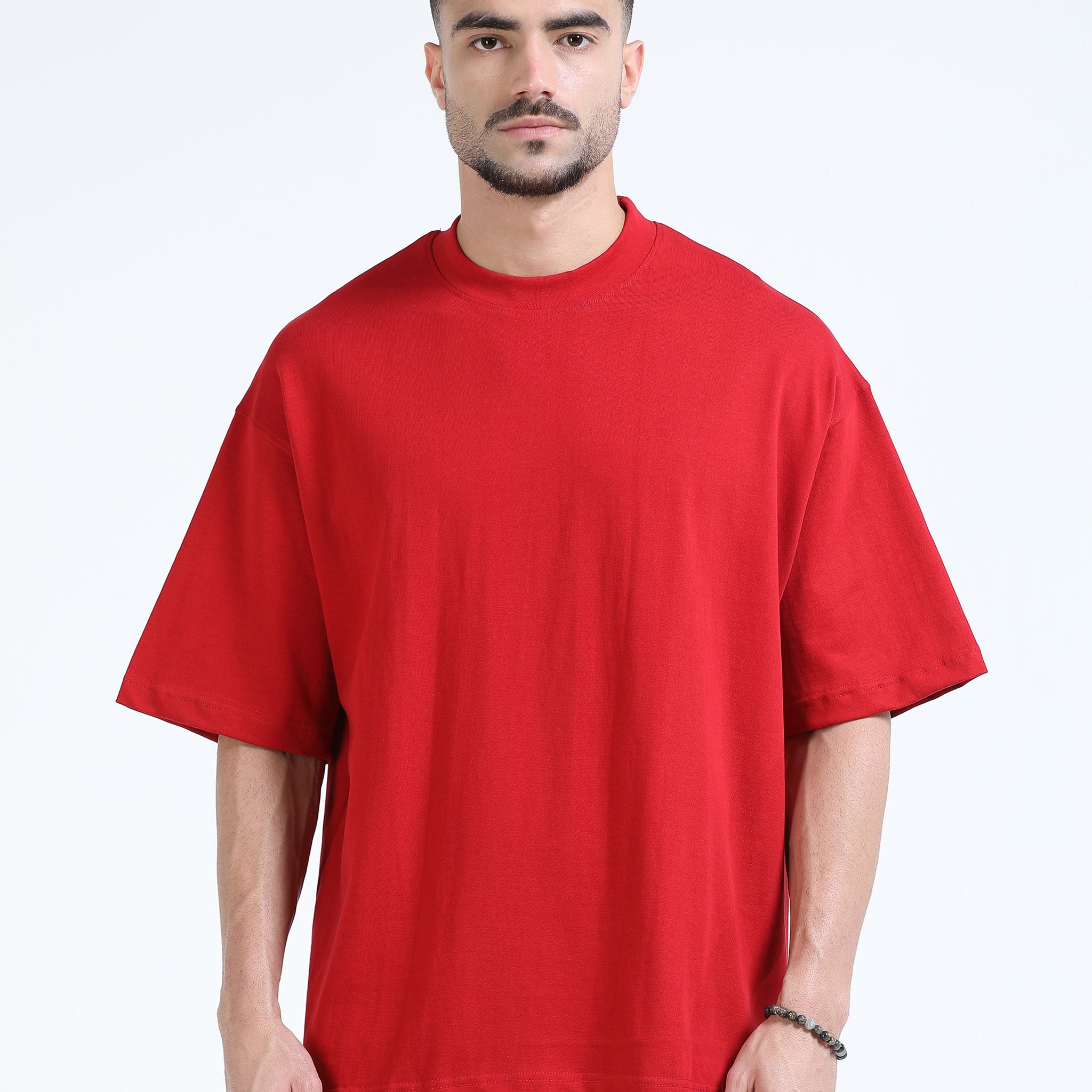 Super Premium Oversize Boxy Tshirt - P2 Edition - Red