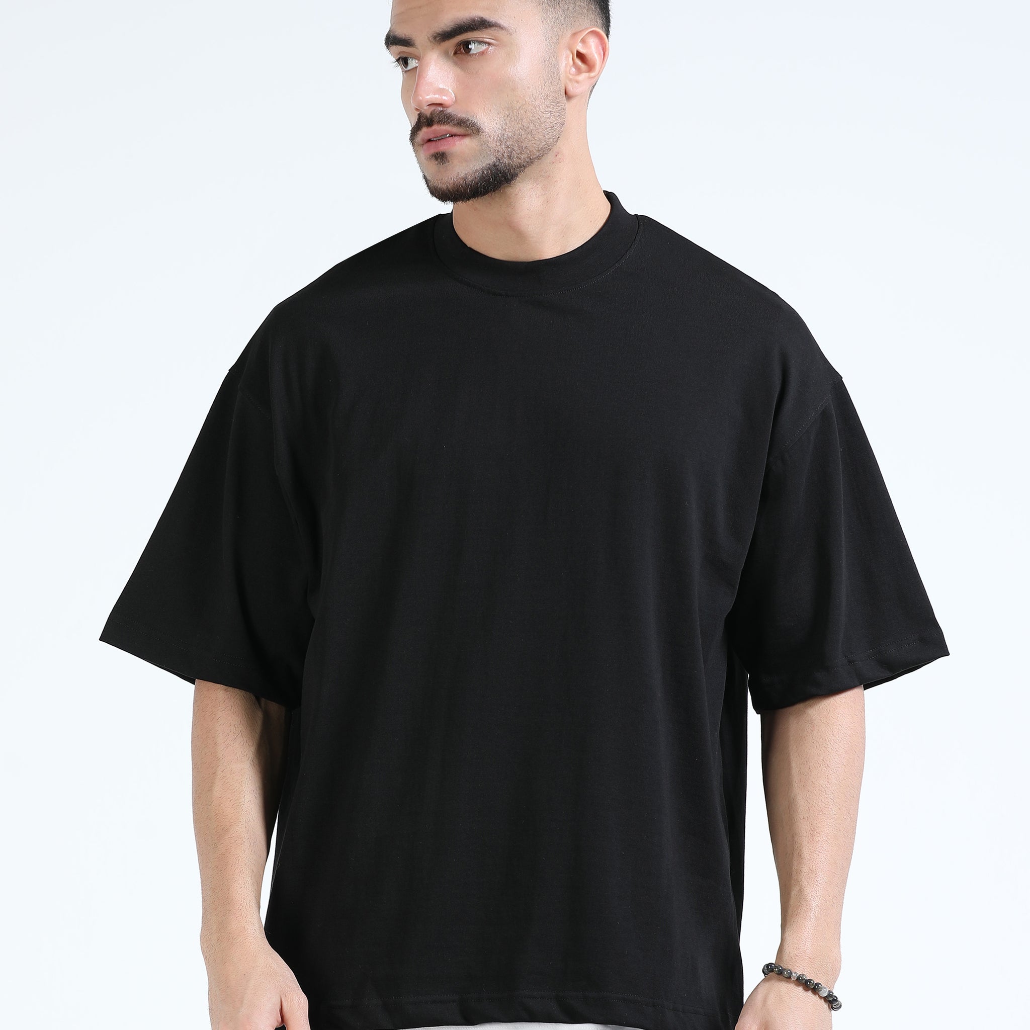 Super Premium Oversize Boxy Tshirt - P2 Edition - Black