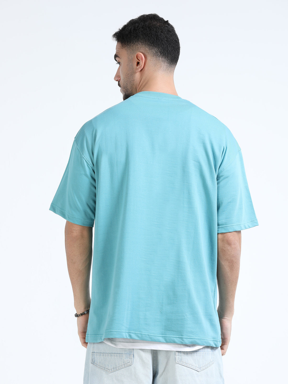 240 GSM OVERSIZE T SHIRT C-42 - Ocean Blue