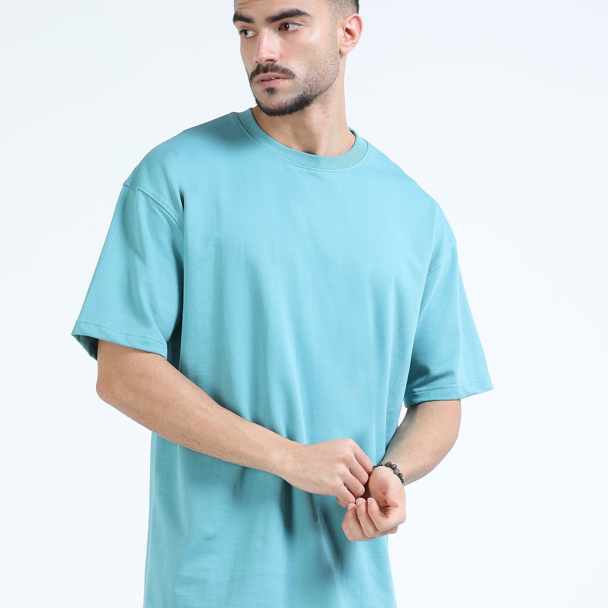 240 GSM OVERSIZE T SHIRT C-42 - Ocean Blue