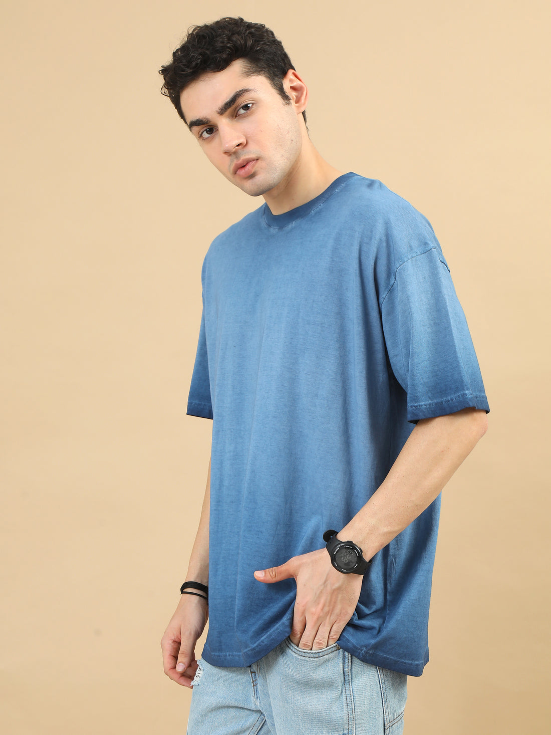 CT//01 Washed Oversize Tshirt (Blue)