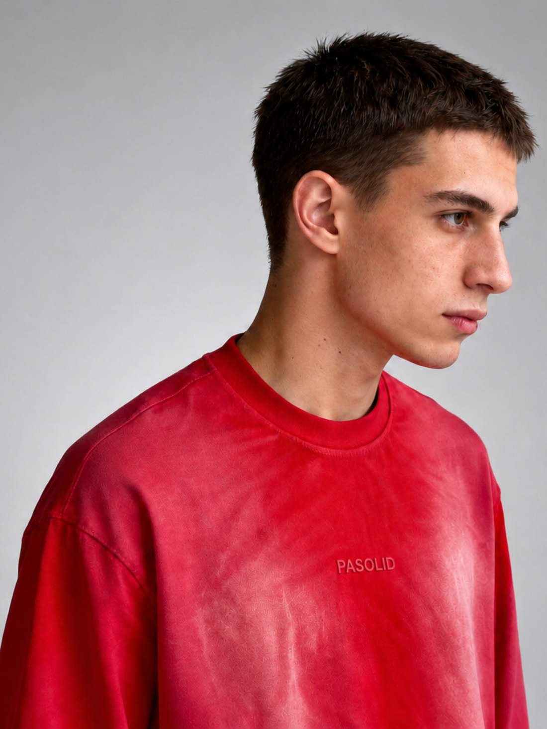 PASOLID Crimson Mist Full Sleeve Tee