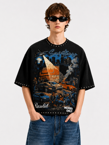 Midnight Saintage Oversize Tshirt